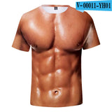 Cosplay Muscle 3D T-shirt