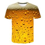 Beer Short-sleeved 3d T- shirt