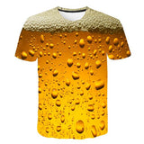 Beer Short-sleeved 3d T- shirt