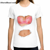Tit Tee 3D Boobs Printed Womens Tshirt