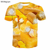 Creative Bow Glasses Fake Pocket 3D Print T-shirt
