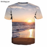 Creative Bow Glasses Fake Pocket 3D Print T-shirt
