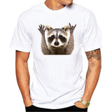 y Raccoon Design Men T-Shirt