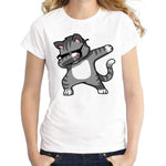Women 3D Cat Print T-Shirt