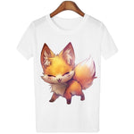 3D Tops Harajuku Cat T shirt Women