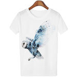 3D Tops Harajuku Cat T shirt Women