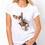 Cute Cane Corso Dog  3d Women  T-shirt
