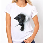 Cute Cane Corso Dog  3d Women  T-shirt