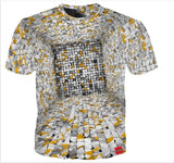 Cool Plaid Diamond 3d T-shirt