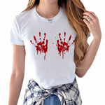Big Boobs Sexy Stomach Pack Abs Print Women's T-shirt