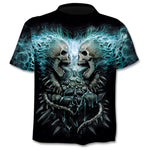 ChangefulVariegated Casual men's 3D printing T-shirt