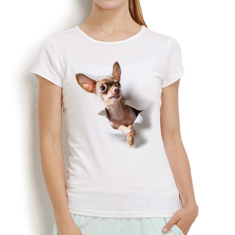 Cute Cane Corso Dog  3d Women  T-shirt
