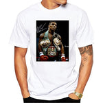 Mike Tyson Poster Printed Casual T-Shirt