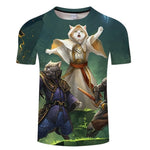 Black Cat 3D Print Women T- shirt