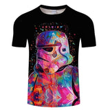 Darth Vader Heavy Metal Printing T-shirts