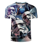 Darth Vader Heavy Metal Printing T-shirts