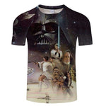 Darth Vader Heavy Metal Printing T-shirts