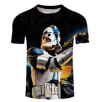 Darth Vader Heavy Metal Printing T-shirts