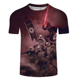 Darth Vader Heavy Metal Printing T-shirts