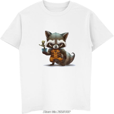Rocket Raccoon Printed T-shirt