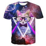 3D Print Animal Cute Cat Funny T Shirts