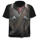 3D Gun Warrior Tshirt