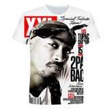 3d Print Tupac  T-Shirt