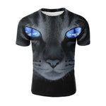 3d Cat Animal Casual T-shirt