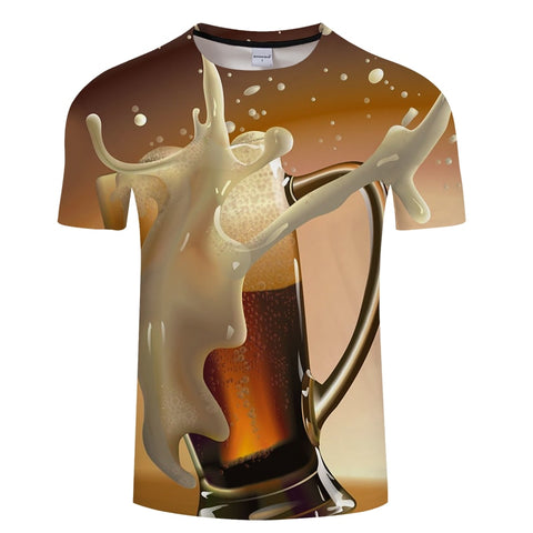 Beer 3d Printing T-shirts