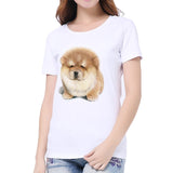 Women 3D cat Print Soft Women T-Shirt